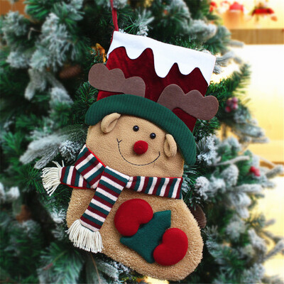

Siaonvr Christmas Decoration Pendant Christmas Decoration Candy Bag Santa Socks Bag