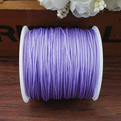 

1Pc 45M Nylon Cord Thread Chinese Knot Macrame Cord Bracelet Braided String Diy 17 Colors