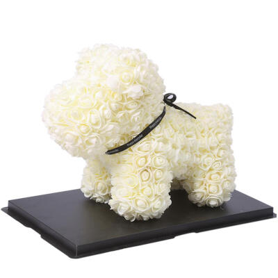 

Rose Flower Dog Scented Soap Foam Wedding ​Valentine Day Girlfriend Gift