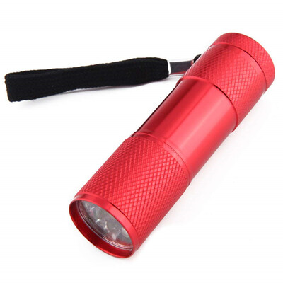 

9 LED UV Flashlight Ultraviolet Invisible Ink Marker Detection Torch