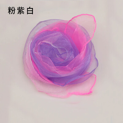 

Pure color gradient color small scarf dance performance kindergarten special color gift silk scarf small square wholesale