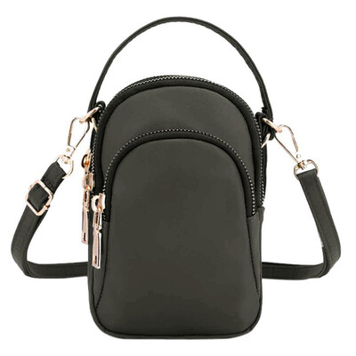 

Tailored Womens Shoulder Messenger Bag Lightweight Nylon Bag Mobile Phone Headset Bag