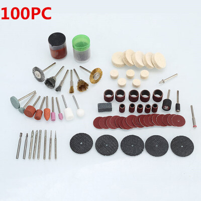 

100 Pcs New Rotary Power Tool Accessories Bit Set 18 Shank For Power Jeweler