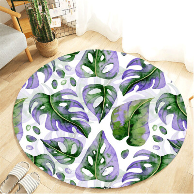 

〖Follure〗Botany Elements Blanket Round Bathroom carpet 55cm