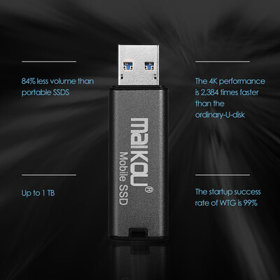 

Mobile Hard Disk Drive Rotatable High Speed USB Flash Disk USB30 External SSD