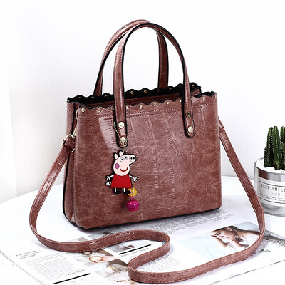 

Summer bag ladys new fashion simple handbag Korean version Baitao fashion single shoulder bag inclined bag
