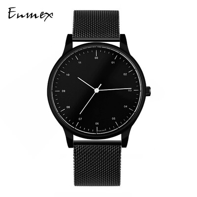 

Enmex European&American Fashion Design watches simple Aesthetics simple fresh Mens&Womens watches in Qixi Festivals Gif