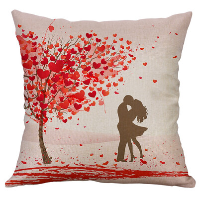 

〖Follure〗Linen Lovers Series Valentines Day Confession Pillow Cover Cushion Cover