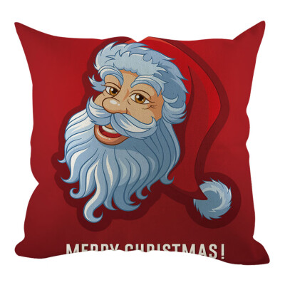 

Siaonvr Christmas Pillow Cover Pillowcases Decorative Sofa Cushion Cover 45x45cm