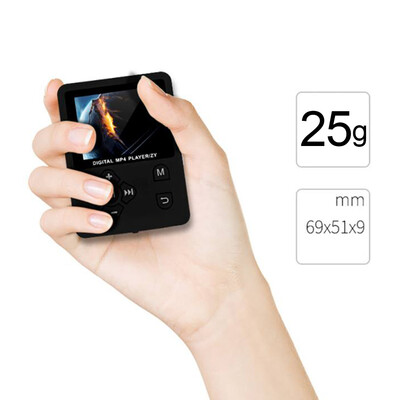 

MP3 MP4 Digital Player 18 Inches Color Screen Music Player Lossless Audio Video Player Support E-book FM Radio Voice Recording TF