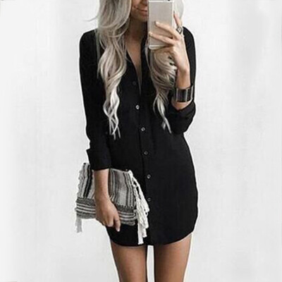 

New Womens Loose Top Casual Shirt Summer Long Blouse Tops Tunic Dress Plus -3XL