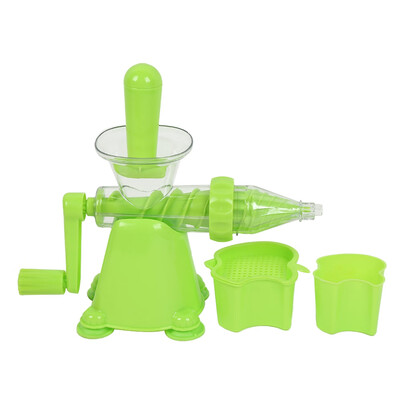 

Manual Juicer Vegetable Fruit Extractor with Rotating Handle