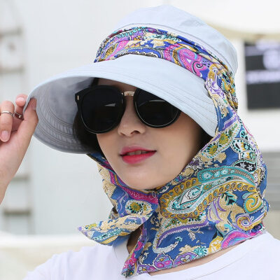 

Foldable Sun Visor Hats Women Outdoor Protection Packable Summer Cap Cover Face