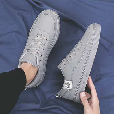

Mens shoes Korean version of the trend of students leisure wild Harajuku windsurfing shoes Hong Kong canvas canvas shoes