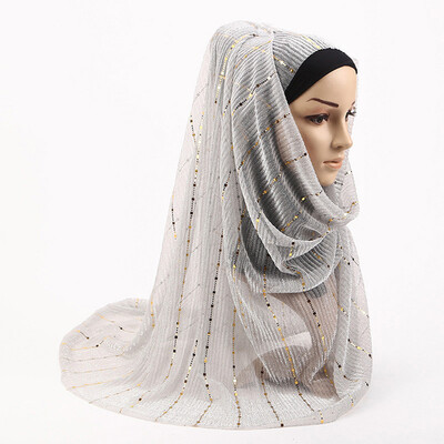 

Gobestart Muslim Hijab Head Coverings Scarf Islamic Headscarf Turkish Islam