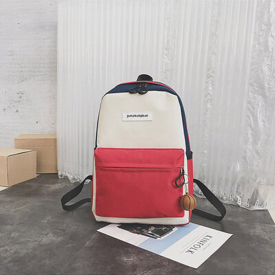 

Tailored Fashion Women Large Capacity Shoulder Bag Student Backpack Travel Couple Bag