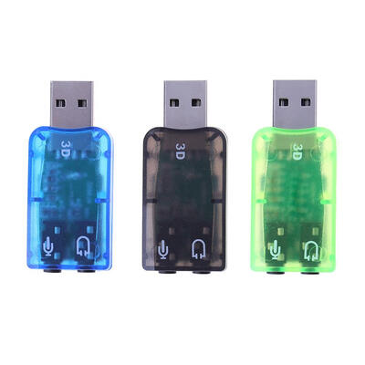 

Mini USB20 Port Analog 61 CH External Sound Card Audio Adapter for PC