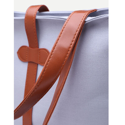 

Tailored Women Fashion Canvas Handbag Shoulder Bag LargeTote Ladies Purse