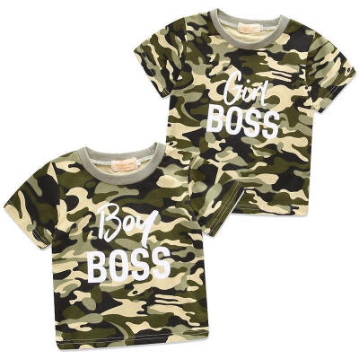 

Family Matching Camo Tee Tops Baby Kids Girls Boys Toddler Shirt Clothes T-shirt