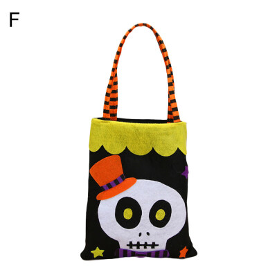 

Halloween Pumpkin Candy Tote Bag Non-Woven Fabrics Handbag Pouch Party Decor