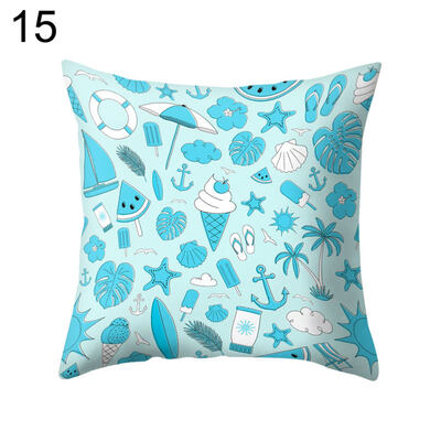 

Fish Arrow Hot Air Balloon Triangle Pillow Case Cushion Cover Sofa Bed Car Decor
