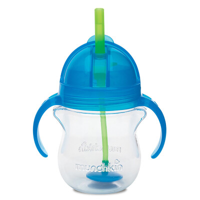 

Munchkin with handle sippy cup childrens cup baby learning cup McKenzie tipping cup random color 24188