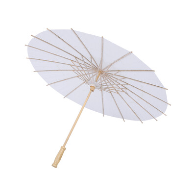 

White Paper Umbrella Wedding Favor Party Decoration Bridal Photograph Accessory Art Display paper umbrella