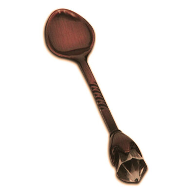 

Retro Crystal Head Tea Coffee Spoon Condiment Scoop Dessert Ladle Scoop