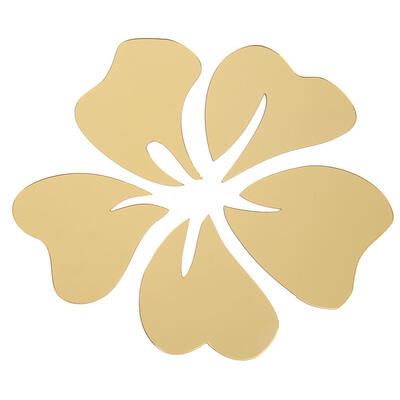

5pcs Hibiscus Flower Acrylic Mirror Wall Stickers DIY Home Art Decor