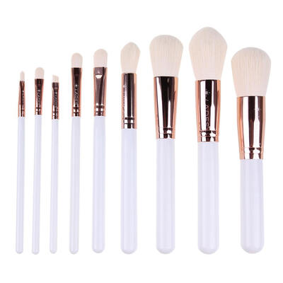 

9pcs White Makeup Brushes Foundation Powder Eye Shadow Brush Cosmetic Tool