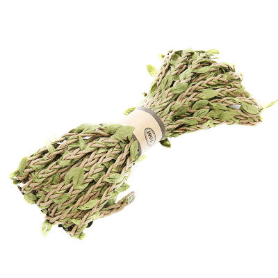 

Artificial Leaves Twine Wax Braided Rope DIY Home Party Decoration Props