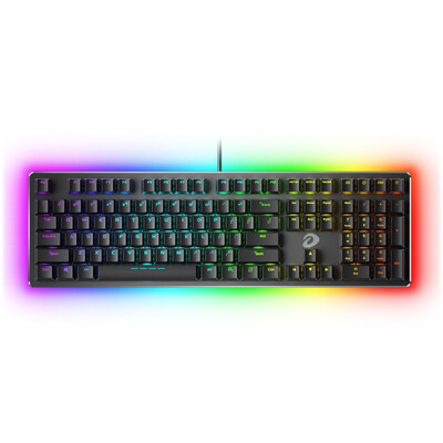 

Dareu dareu EK925 night streamer mechanical gaming keyboard RGB independent dual zone laptop esports cable black black axis
