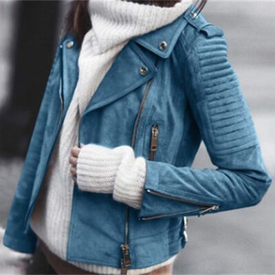 

Womens Ladies OL Jacket Cardigan Crop Short Blazer Outwear Long Sleeve Coat Tops