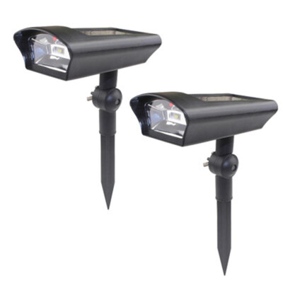 

〖Follure〗LED Solar Light Control Light Waterproof Garden Decor Wall Power Lamp Decor 2PC