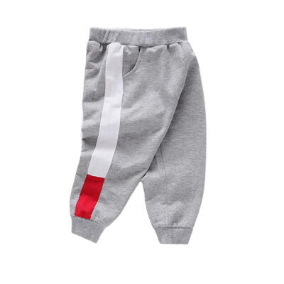 

Boys Side Stripe Pocket Sports Pants for Kids Children Casual Trousers