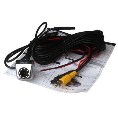 

Silver Wired Backup Reverse Camera HD Car Rear View Waterproof Camera with LED Night Vision