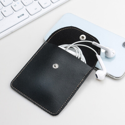 

Langston headset storage bag data cable charger box coin purse U-shield shockproof size ultra small portable Bluetooth headset bag