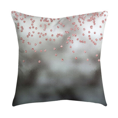 

〖Follure〗Rose Black Gold Cushion Cover Square Pillowcase Home Decoratio
