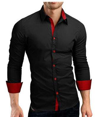 

Luxury New Fashion Mens Slim Fit Shirt Long Sleeve Dress Shirts Casual Shirts