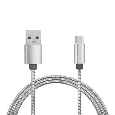 

Mini Smile Quick Charge Stainless Steel Spring Type-C Usb 31 To Usb Charging Cable with High-Speed Data Transmission