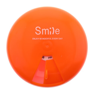 

Portable 7-Day Medicine Pill Vitamin Box Case Storage Colorful Pill Organizer Container