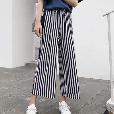 

Tailored Fashion Women Casual Loose Trousers Ankle -Length Pant