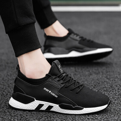 

Mens shoes white casual shoes sports board shoes wild mesh shoes running tide shoes