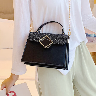 

Summer small bag wild handbag 2019 new fashion handbag small fresh ins super fire chain Messenger bag