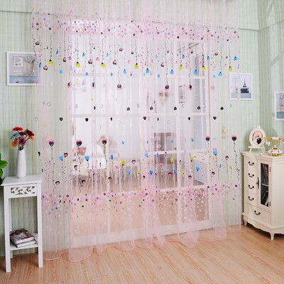 

Balloon Tulle Voile Door Window Curtain Drape Sheer Valances