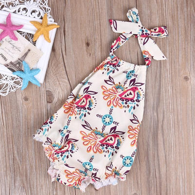 

Cute Newborn Baby Girls Floral Romper Bodysuit Jumpsuit Summer Sunsuit Clothes