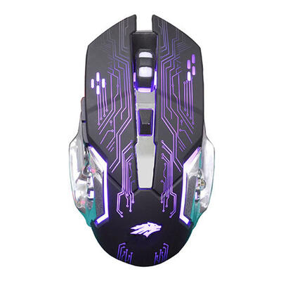 

SUNROSE X2 6 Keys USB Wired 1200DPI Adjustable Desktop Gaming Optical Mouse