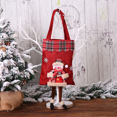 

Toponeto Home Grocery Bag Storage Dispenser Mesh Kitchen Organizer Chirstmas Bucket Bag