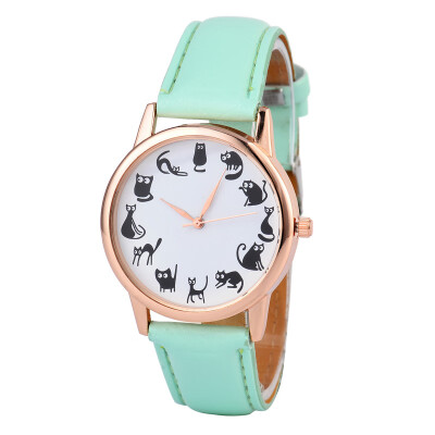 

Korean version of the cat scale female table twelve cats 12 Zodiac watches women models ladies watches