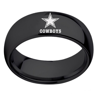 

Dallas Cowboys Football Team Stainless Steel Rings
